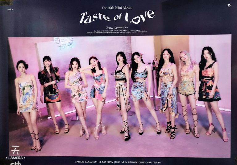 Twice Mini Album Vol Taste Of Love Poster Kr Multimedia