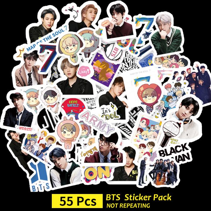 [Fan Made] BTS Sticker Pack (55 pcs) – KR Multimedia