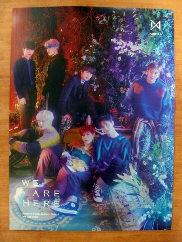 Monsta X Vol 2 Take2 We Are Here Poster Kr Multimedia