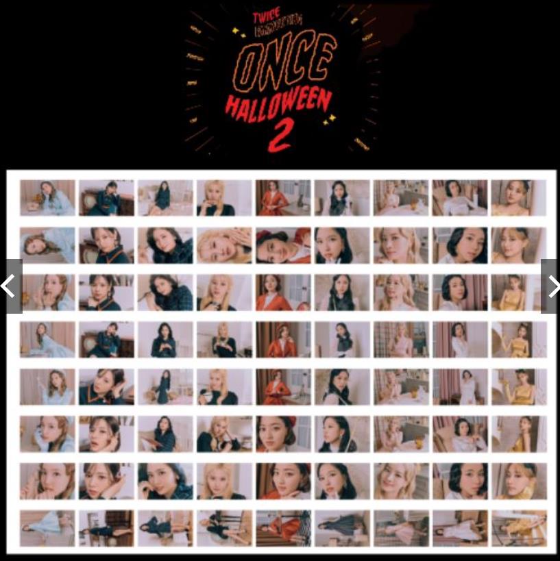 Official ] Twice Halloween Once 2 Twice Classic Trading Card Pack 