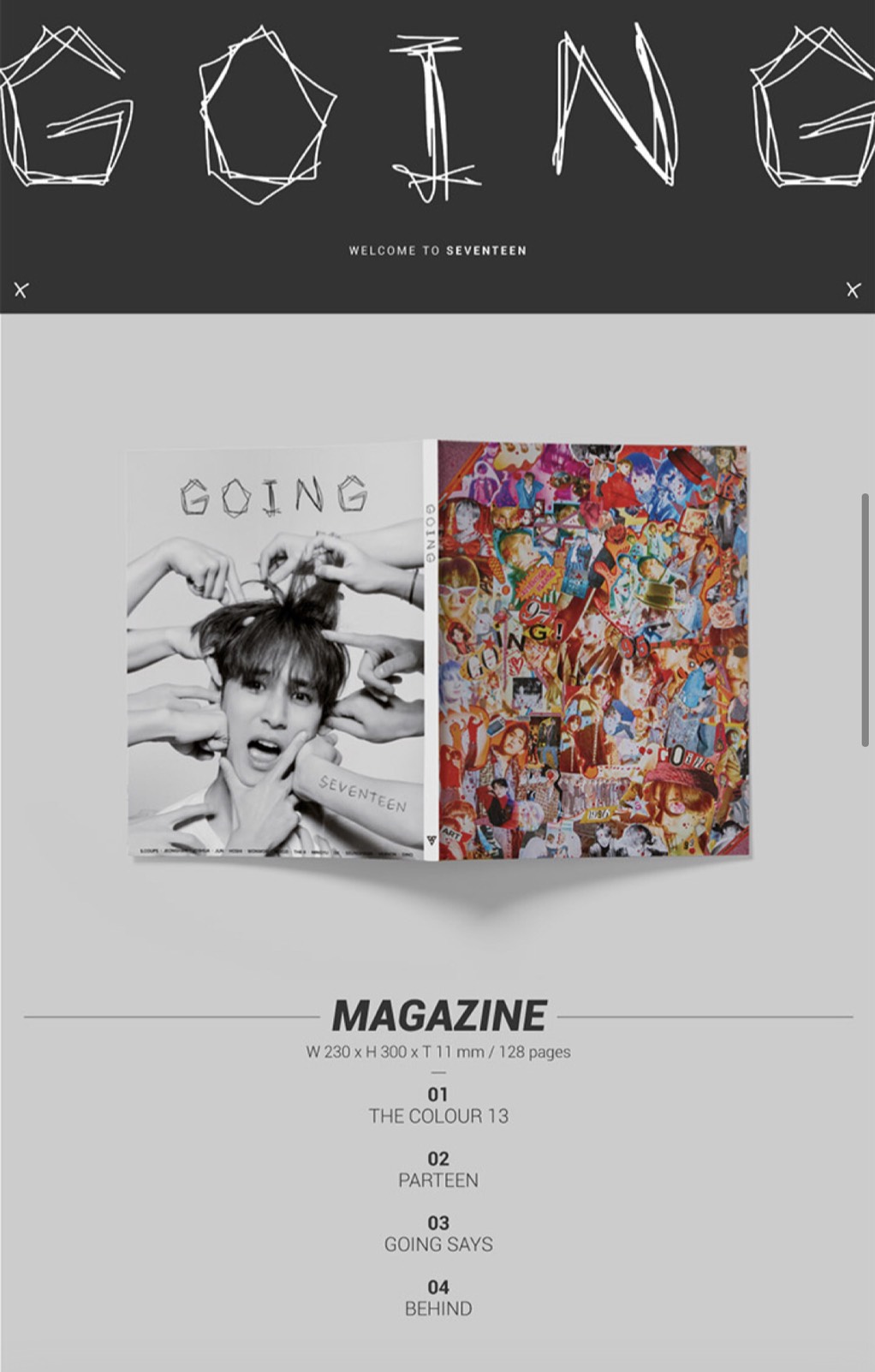 Seventeen - Going magazine vol.1