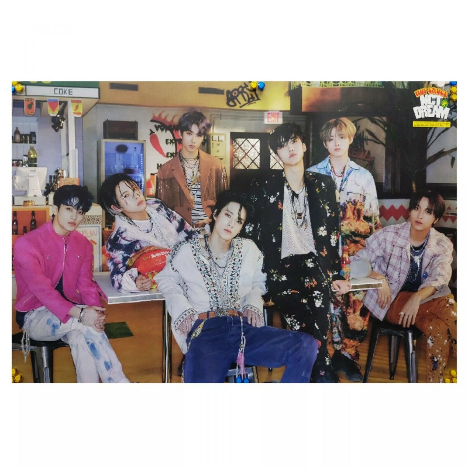 NCT DREAM Vol. 1 Hot Sauce (Jewel Case Version) Poster KR Multimedia