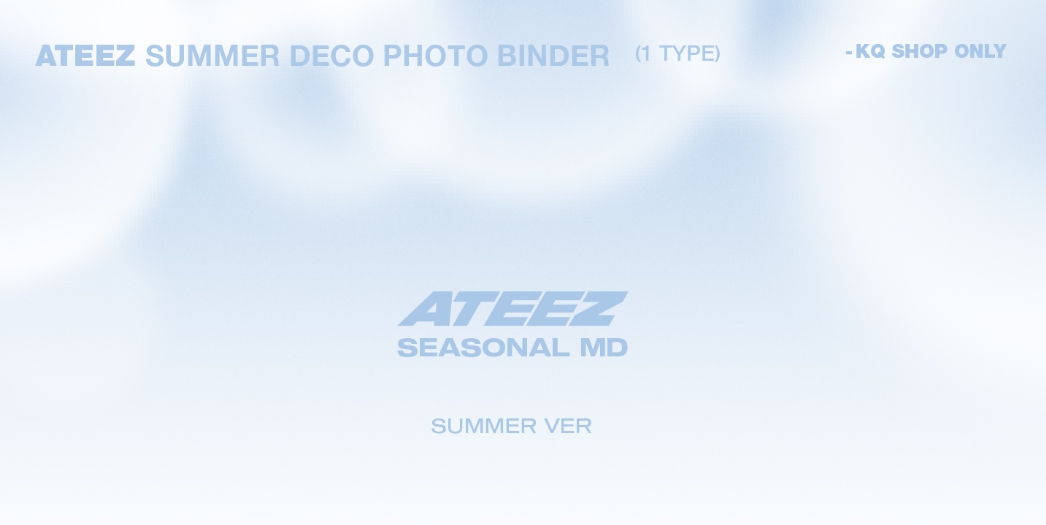 ATEEZ SUMMER DECO PHOTO BINDER - KQ SHOP