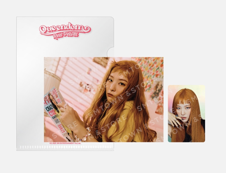 Red Velvet Queendom official Postcard Hologram photocard set KR  Multimedia