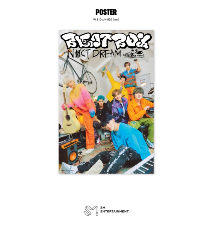 NCT DREAM Vol. 2 Repackage – Beatbox Poster - KR Multimedia