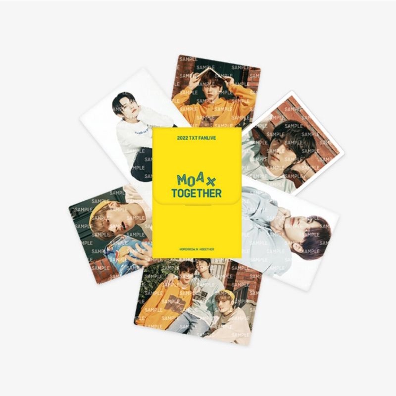 TXT MOA X Together Mini Photocard Set