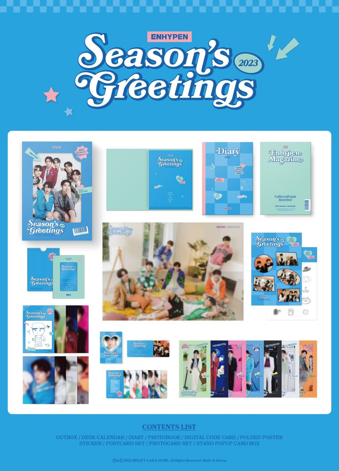 Enhypen 2023 Season's Greetings (Weverse version) KR Multimedia