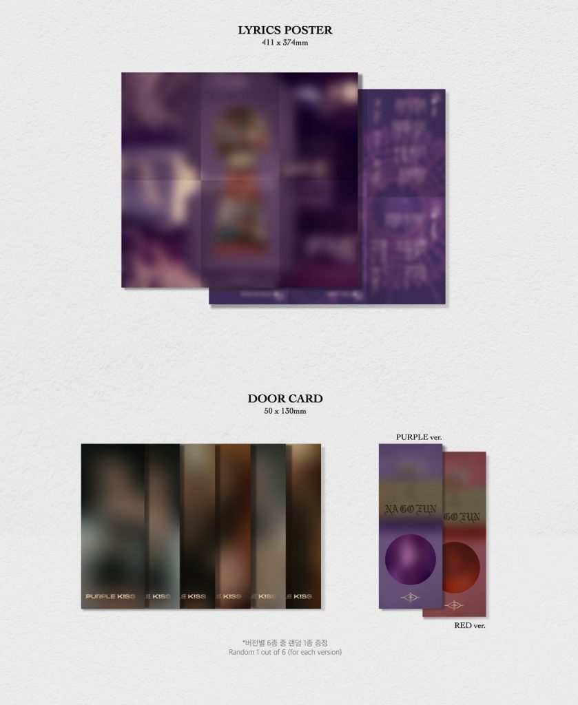 Purple Kiss Mini Album Vol. 5 - Cabin Fever (poster included) - KR