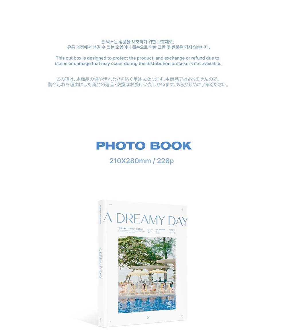 The　KR　Dreamy　Day　Photobook　A　1st　IVE　Multimedia