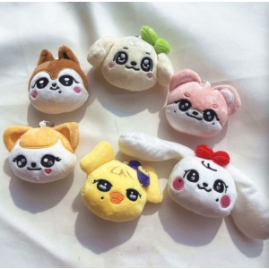 [Fan Made] IVE MINIVE Face Plush Keyring