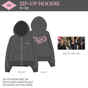 [Pre-order – Week 1 POB] Stray Kids DO IT Pop-Up Store MD - Zip-Up Hoodie (82 pts)
