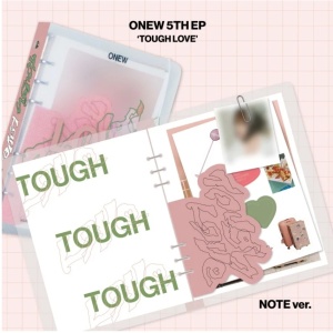 [Pre-Order]  Onew (SHINee) Mini Album Vol. 5 - TOUGH LOVE (NOTE version)
