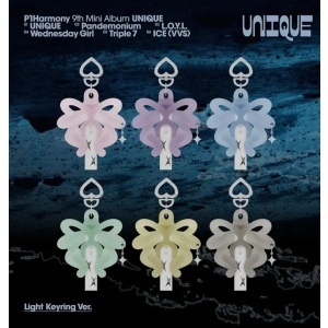 [Pre-order] P1Harmony Mini Album Vol. 9 - UNIQUE (Light Keyring version) (Limited Edition) (Random) + Applemusic POB