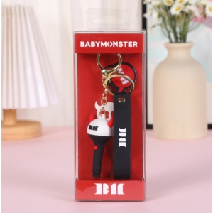 [Fan Made] BabyMonster Rubber Keyring Holder
