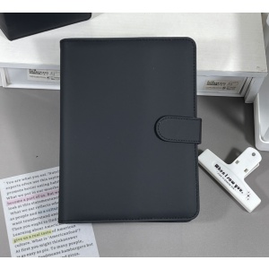 Soft Leather Photocard Collection Binder / Photocard holder (Black)