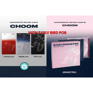 [Pre-Order] BABYMONSTER 3rd Mini Album - CHOOM (W/ Weverse Early-Bird POB)
