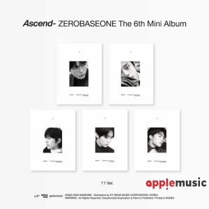 ZEROBASEONE 6th Mini Album - Ascend- (11 version) (W/ Applemusic POB)
