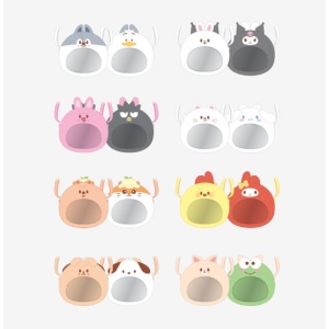 [Pre-order] Stray Kids SKZOO X SANRIO CHARACTER  -  PLUSH PVC CROSS BAG (52 pts.)