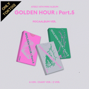 [Pre-Order] ATEEZ 14th Mini Album - GOLDEN HOUR : Part 5 (Poca Album) W/ TOKTOQ POB