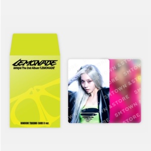 2026 aespa WEEK - MAKE IT LEMONADE RANDOM TRADING CARD 2 Packs (LEMONADE Version)