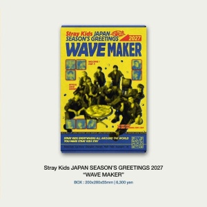 [Pre-Order] Stray Kids JAPAN SEASON’S GREETINGS 2027 - WAVE MAKER (HMV POB)