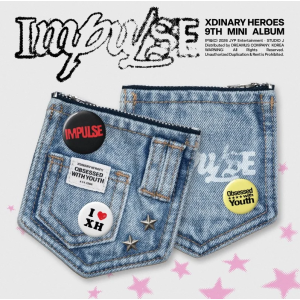 Xdinary Heroes 9th Mini Album - IMPULSE (Denim Pouch Ver.)