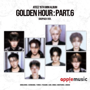 [Pre-Order] ATEEZ 15th Mini Album - GOLDEN HOUR : Part. 6 (Digipack Ver.) W/APPLEMUSIC POB