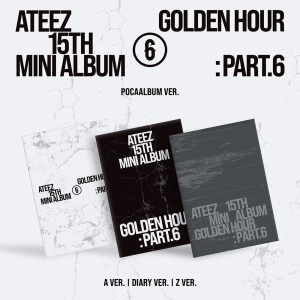 [Pre-Order] ATEEZ 15th Mini Album - GOLDEN HOUR : Part. 6 (Poca Album)